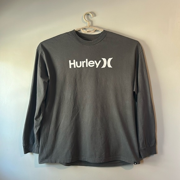 Grey Hurley Long Sleeve Shirt XXL - Picture 7 of 8